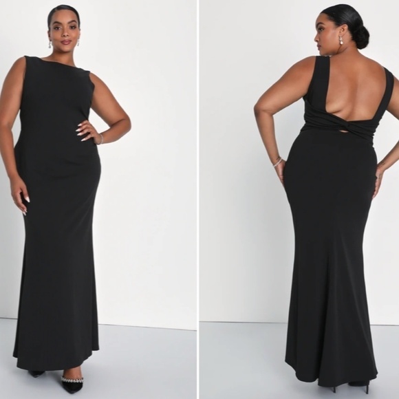 LULU's Prom Wedding Special Event Modern Chic Sexy Mermaid Maxi Dress - Picture 6 of 6